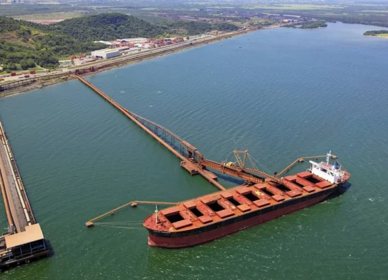 Porto de Itaguaí, no Rio de Janeiro